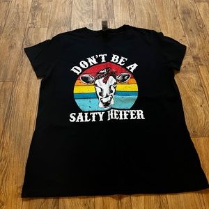 Gildan T-shirt Cow Print